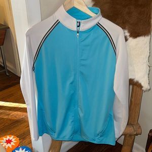 FootJoy Blue and White Women's Jacket